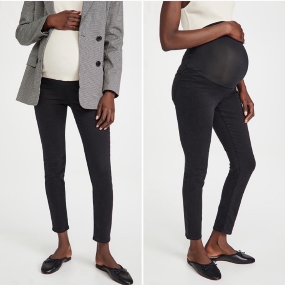 Madewell Maternity Black Skinny Jeans